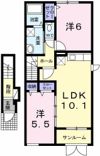 ソレイユ米沢の間取り画像
