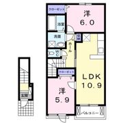 グランディールB （小瀬町）の間取り画像