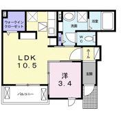 クレールコートの間取り画像
