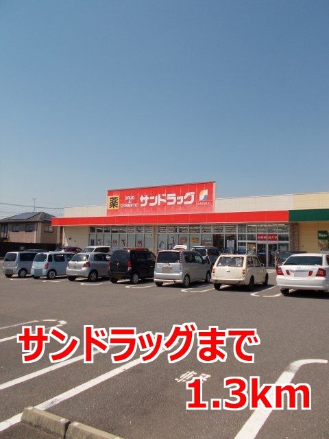 近くのサンドラッグまで1,300m（徒歩17分）