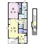 コージーコートの間取り画像