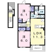 グレイスドミールⅢの間取り画像