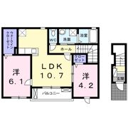 辻野タウンハイツの間取り画像