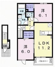 ネロミロスBの間取り画像