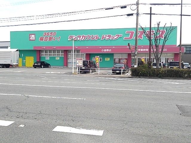 近くのドラッグコスモス小森野店まで600m（徒歩8分）