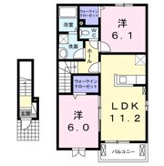 彩 takasaki Ⅱの間取り画像