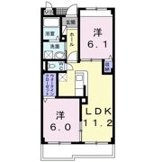 シャン・ド・フルールⅡの間取り画像