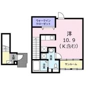 フランフレーシュの間取り画像