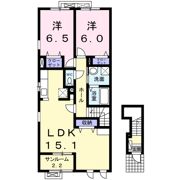 ガーネット小金台の間取り画像
