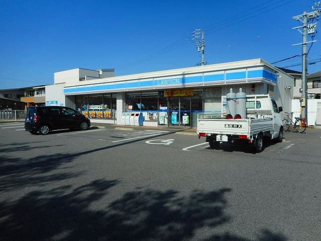 近くのローソン 西尾寺津店まで550m(徒歩7分)