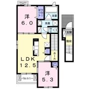 ベルコート高針Aの間取り画像