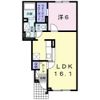 ブルーシャトーの間取り画像