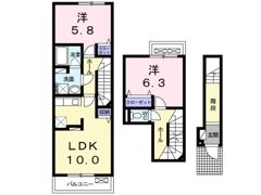 グランつくばⅣの間取り画像