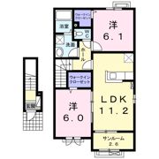 エセックス レジーナ Ⅰの間取り画像