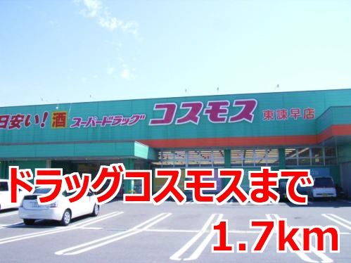 近くのドラッグコスモスまで1,700m(徒歩22分)