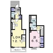 ローズ・エクラⅡの間取り画像