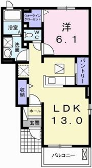 スウィート トレゾールの間取り画像