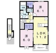 シャンプランテⅢの間取り画像