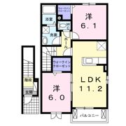 ラベンダ－の間取り画像