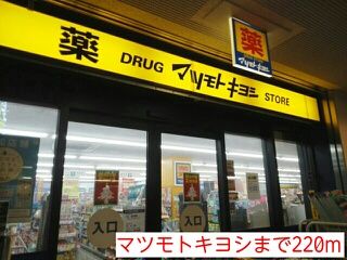 近くのマツモトキヨシまで220m（徒歩3分）