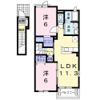 ルクア三条 Aの間取り画像