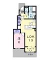 ルクア三条 Bの間取り画像