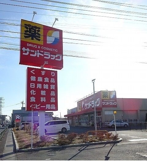 近くのサンドラッグまで220m（徒歩3分）