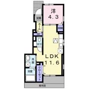 サーレ・学園前Ⅱの間取り画像