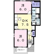Dolce Vita 82の間取り画像