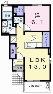 ヴィラ・プランドール Ⅰの間取り画像