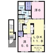 メゾン ド カンパーニュの間取り画像