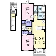 ピュア エーデルの間取り画像