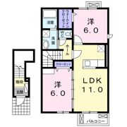 ウエスト ヒルズⅡの間取り画像