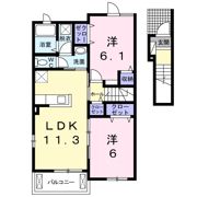 ジャン プレッソ Aの間取り画像