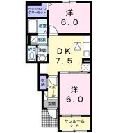 クレメント清田の間取り画像