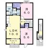 レジデンツ 古志田 参番館の間取り画像