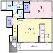 ラッキーヒルの間取り画像