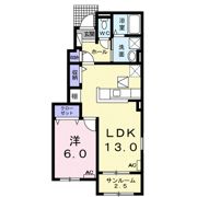 フロリサンテⅠの間取り画像