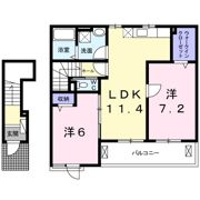 ア・ラ・モード中撫川Ⅱの間取り画像