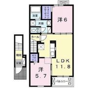 テラス欠下の間取り画像