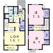 エスポワールⅠの間取り画像