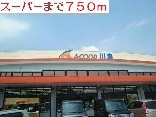 近くのスーパーまで750m（徒歩10分）