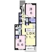 エスポア B棟の間取り画像