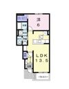 ラフレシールⅡの間取り画像