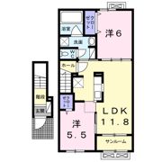 コンフォーティア412の間取り画像