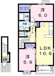 ディオネ ソレイユⅡの間取り画像