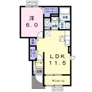 ウェストホールの間取り画像