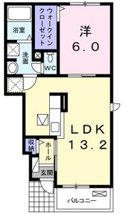 ハイツ友舞Ⅱ 北棟の間取り画像