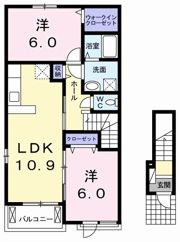 グランドソレーユAの間取り画像