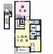 ベルハウス 安積の間取り画像